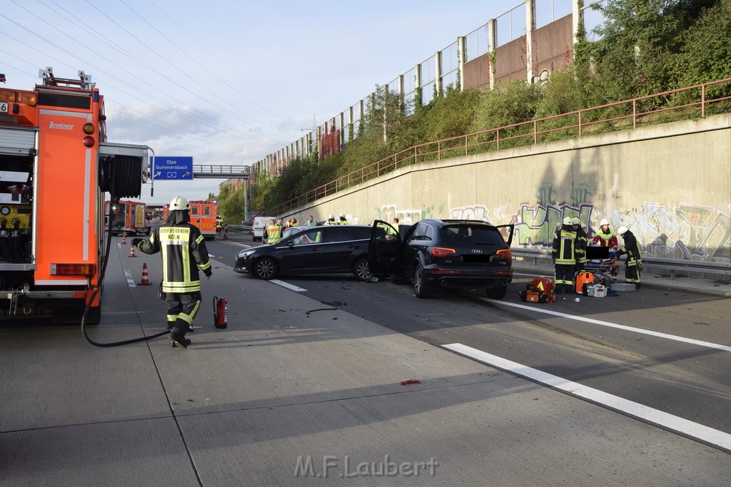 VU mehrere PKW A 3 Rich Oberhausen Hoehe AK Koeln Ost P019.JPG - Miklos Laubert